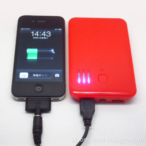 Ultra Thin Dual USB Power Bank, 10000mAh with 4 Level Battery Indicator